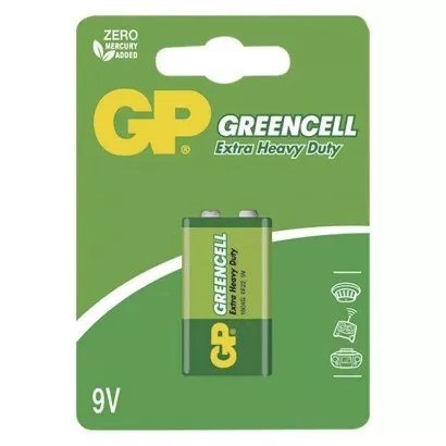 EMOS Zinková baterie GP Greencell 9V (6F22)