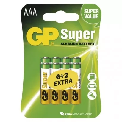 EMOS Alkalická baterie GP Super AAA (LR03)