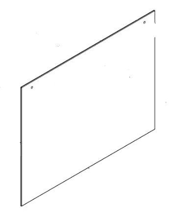 Sklo dveří Gorenje 573114