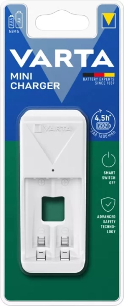 Nabíječka baterií Varta Mini Charger, bez baterií, 2xAA/AAA 57656