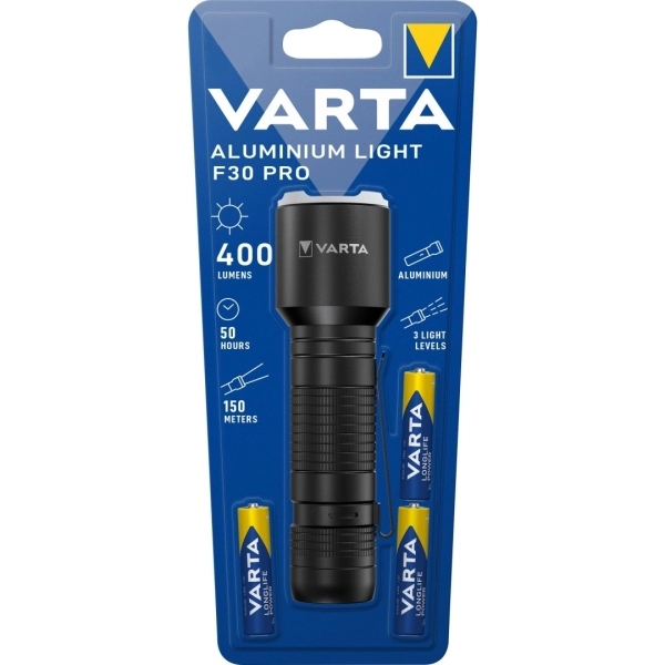 Svítilna VARTA Aluminium Light F30 Pro LED/3xAAA 17608