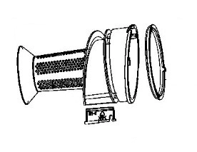 Separátor nádoby na prach SS-7235007697