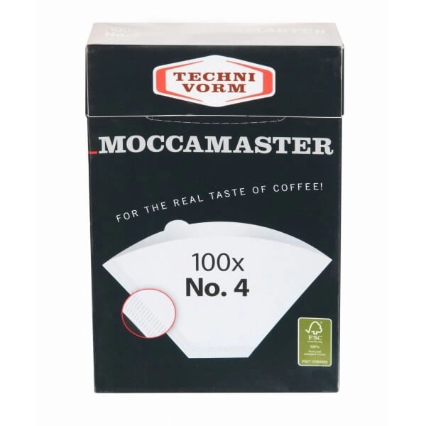 Papírové filtry Moccamaster - 100 ks vel. 4