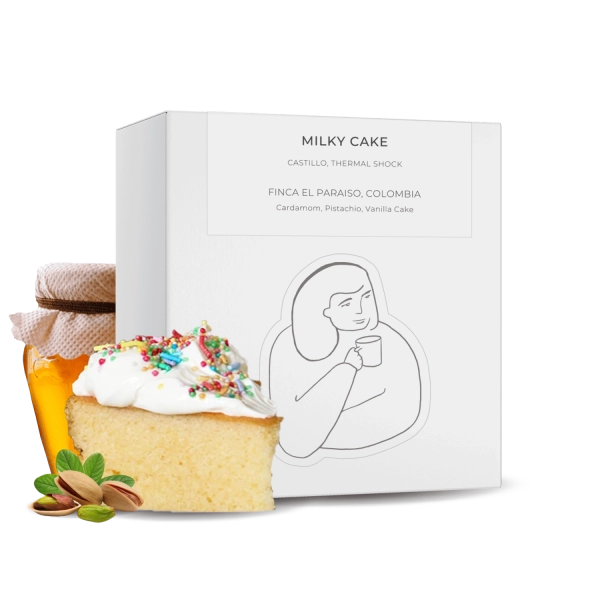 Káva DAK Coffee Roasters - Kolumbie MILKY CAKE - filtr / 250g