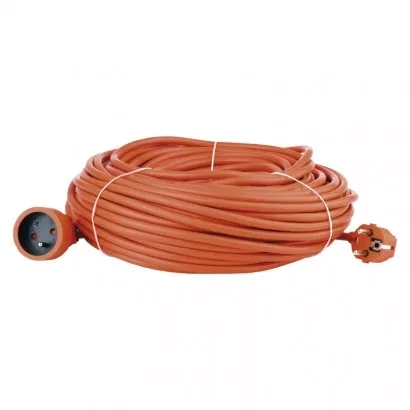 EMOS Prodlužovací kabel 40 m / 1 zásuvka / oranžový / PVC / 230 V / 1,5 mm2